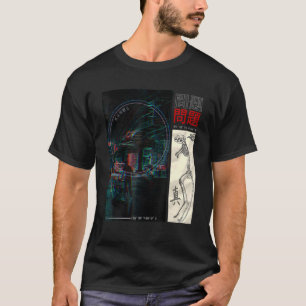 T-shirt Japonais Vêtements de rue Hommes Cyberpunk Esthéti