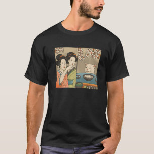 T-shirt Japonaise Femme Chat Mème Mad hurler