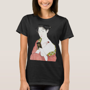 T-shirt Japonaise Geisha Shin hanga Ukiyo e Japonaise