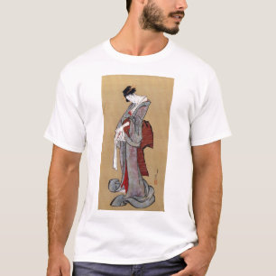 T-shirt Japonaise Geisha Woman, Hokusai, Ukiyo-e