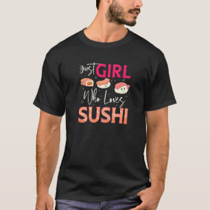 T-shirt Japonaise Nigiri Cute Sushi Girls Aime Le Sushi