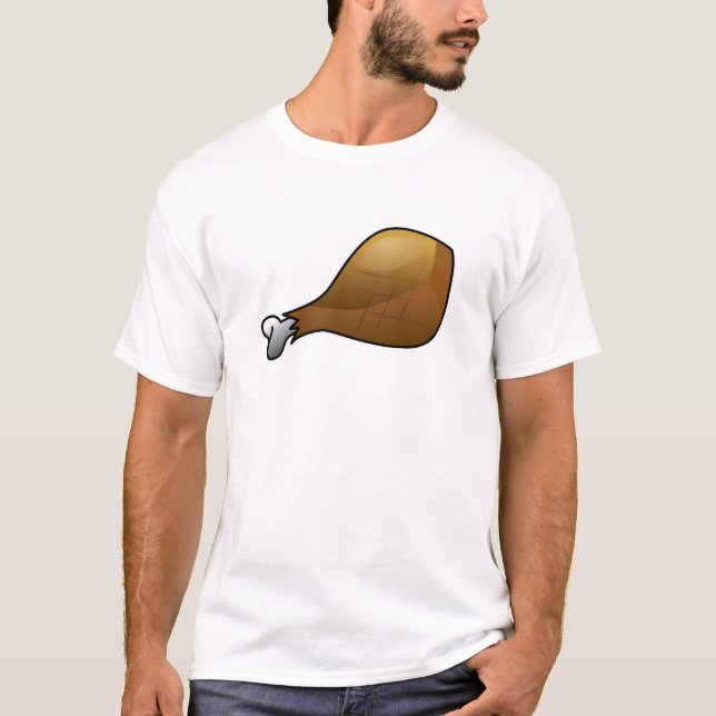 T-shirt J'appelle le pilon ! - Jambe de Turquie de (Devant)