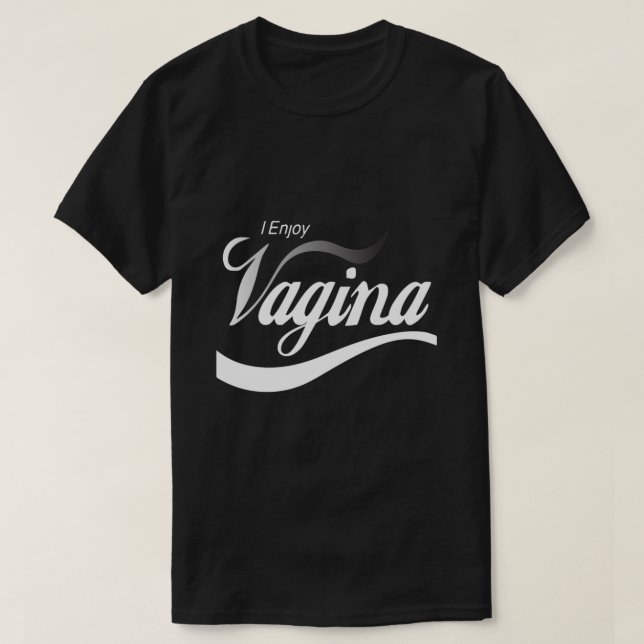 T-shirt J'Apprécie le vagin (Design devant)