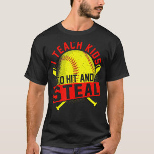 T-shirt J'Apprends Aux Enfants À Frapper Et Voler Un Entra