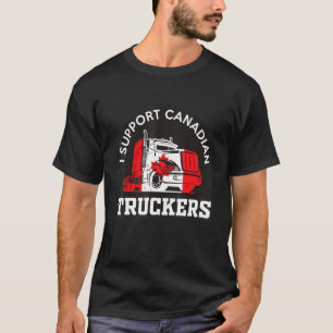 T-shirt J'Appuie Le Convoi Convoi De Camions Canadiens Pou