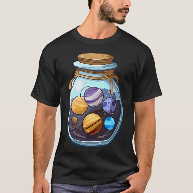 T-shirt Jar Des Planètes (Devant)