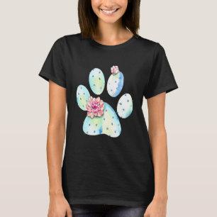 T-shirt Jardin à paille Succulent Amoureux de les chiens j