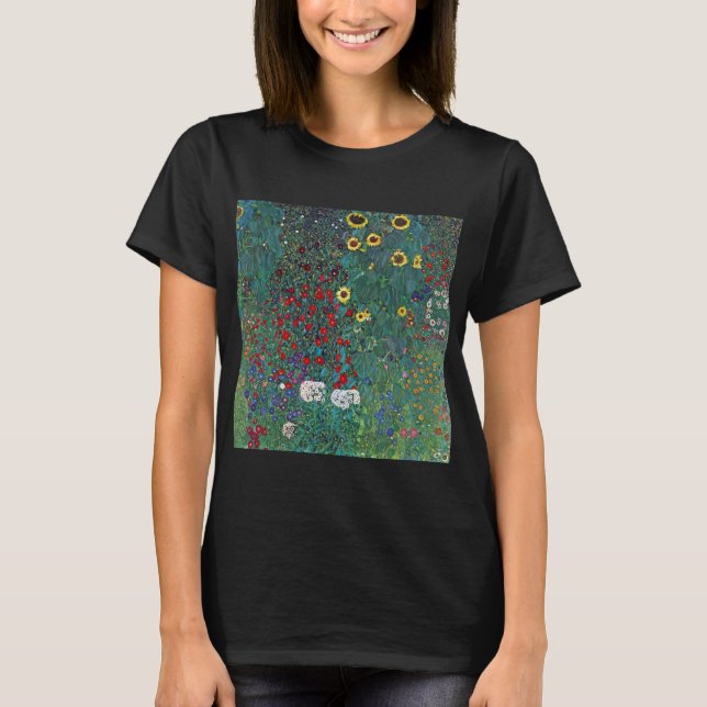 T-shirt Jardin agricole avec tournesol par Klimt, Fleurs V (Devant)