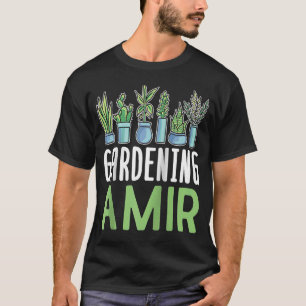 T-shirt Jardin Amir Plante Gardener Nom du jardin Raglan B