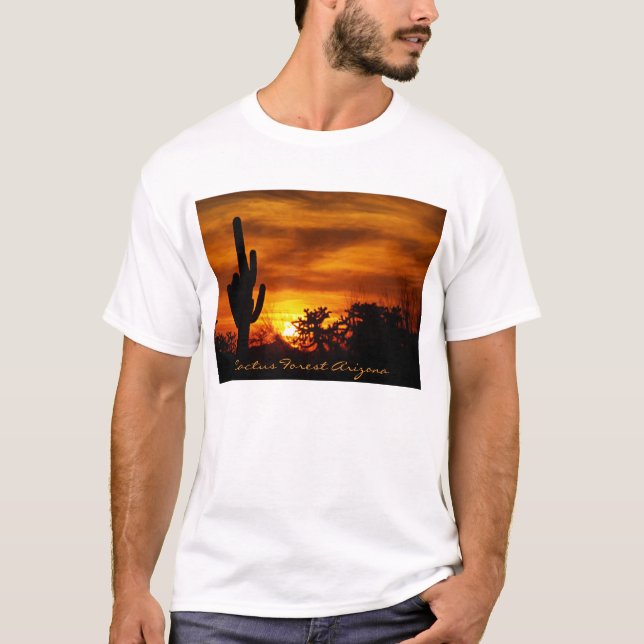 T-shirt Jardin Arizona de cactus (Devant)