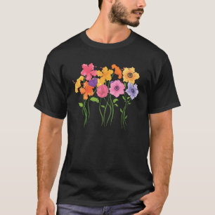 T-shirt Jardin botanique Fleur Couleur Fleur Floraisons B