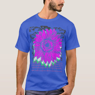 T-shirt Jardin botanique Fleur Retro Art 90s Vaporwave Su