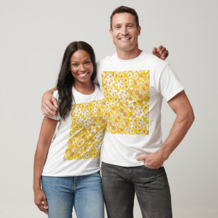 T-shirt Jardin botanique Mazipoodles - Butterscotch Jaune