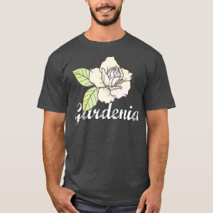 T-shirt Jardin-cadeau à la Fleur de Gardenia Cute