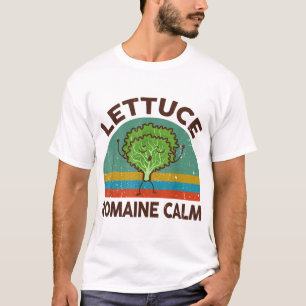 T-shirt Jardin Chemise Laitue Romaine Calme Amusant Vegan 