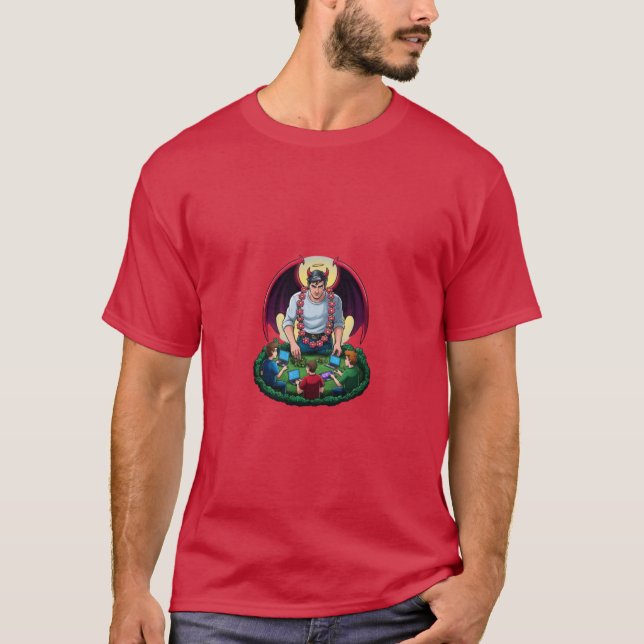T-shirt Jardin de Devil Angel's Game Garden (Devant)
