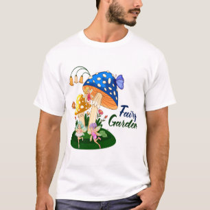 T-shirt Jardin de fées, Art de champignon magique mignon