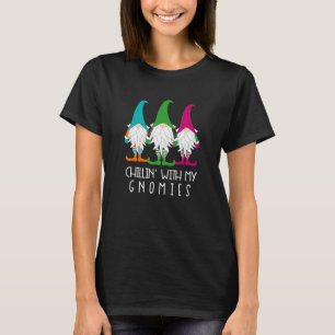 T-shirt Jardin de Noël Gnome Gnomie Beard Casquette Sock C