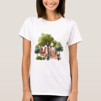 T-shirt jardin de pâque 