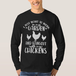 T-shirt Jardin de poulets Jardin de poulets Louvain de pou
