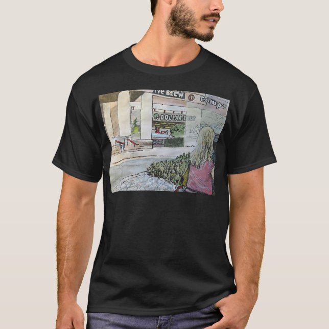 T-shirt Jardin de roche Quasi-Oriental (Devant)