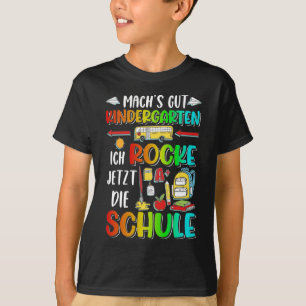 T-shirt Jardin d'enfants Abschied Junge Mädchen Schule Sch