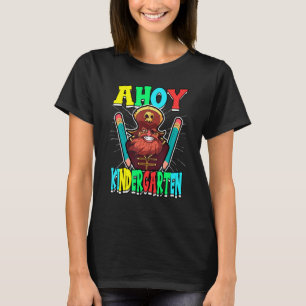 T-shirt Jardin d'enfants Ahoy Enseignants Étudiants Pirate