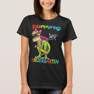 T-shirt Jardin d'enfants en ruines Dinosaur T Rex Retour à