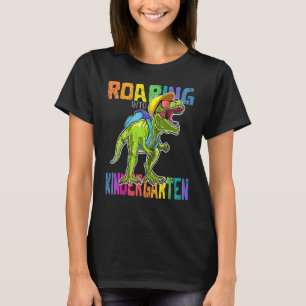 T-shirt Jardin D'Enfants Gratuits Dinosaure Rex Retour À L