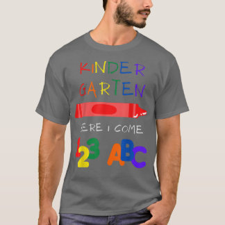 T-shirt Jardin D'Enfants Ici Je Viens Jardin D'Enfants Com