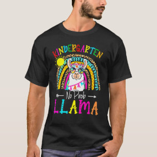 T-shirt Jardin D'Enfants Pas De Prob Llama Enseignant Reto