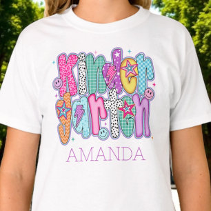 T-shirt Jardin d'enfants Premier Jour d'École Coquette Per