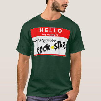 T-shirt Jardin d'enfants Retour à l'école Rock Star T-shir