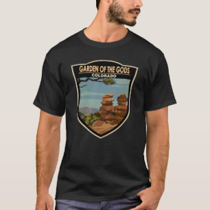 T-shirt Jardin des Dieux Colorado Vintage