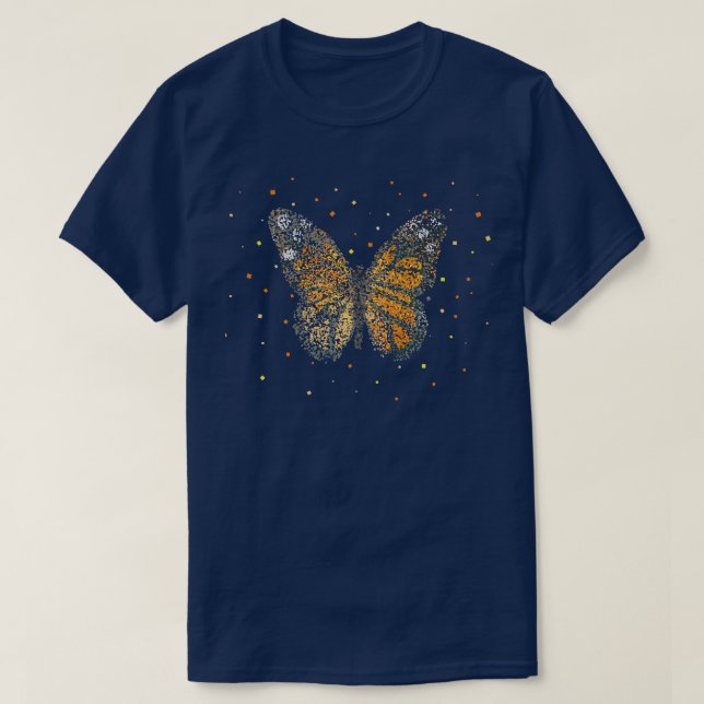 T-shirt Jardin des papillons (Design devant)