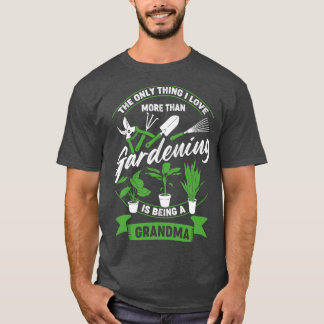 T-shirt Jardin Grand-mère Jardin Grand-mère Cadeau