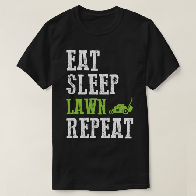 T-shirt Jardin Jardin Jardin de gazon Mowing Cadeau 4 (Design devant)