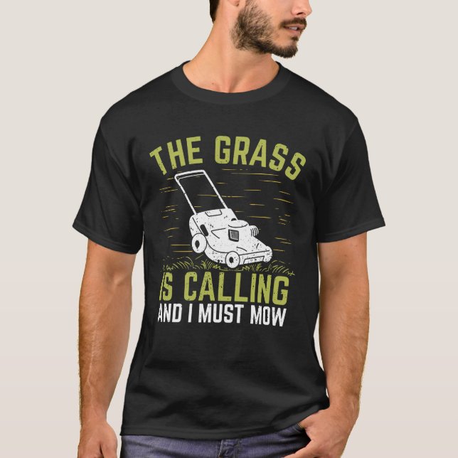 T-shirt Jardin Jardin Jardin Jardin de pelouse Jardin Cade (Devant)