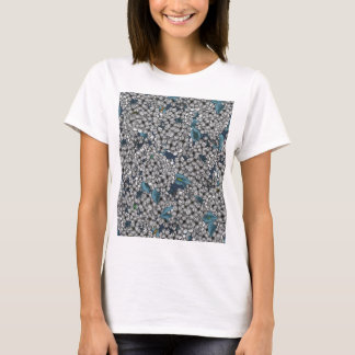 T-shirt Jardin Lilac blanc