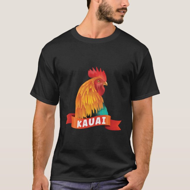 T-shirt Jardin style poulet Kauai (Devant)