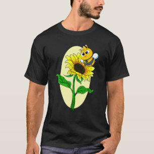 T-shirt Jardin Tournesol mignonne Abee Jaune Fleur Hippie