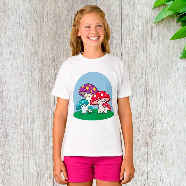 T-shirt Jardin vibrant de champignons amanites (Créateur téléchargé)