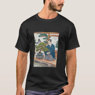 T-shirt Jardinage 4\Arbre Bonsaï Zen Vintage Culture Japon