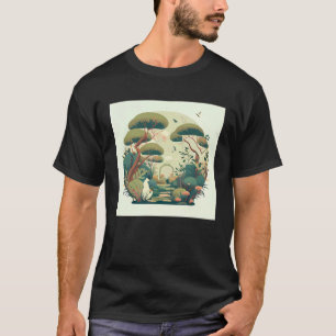 T-shirt Jardinage 4\Arbres Bonsaï d'Automne Jardin Sanctua