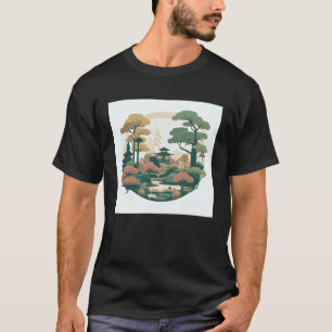 T-shirt Jardinage 4\Arbres bonsaï d'automne Jardin Sanctua