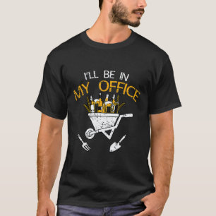 T-shirt Jardinage 4\Bureau de jardin Bière Blé  Abeille bu