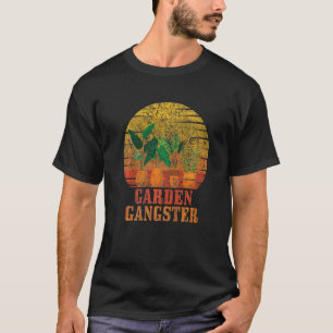 T-shirt Jardinage 4\Gangster Jardin Rétro Plante Jardin