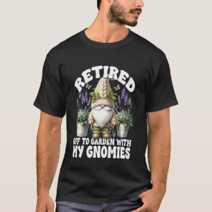 T-shirt Jardinage 4\Gnome Fleur de Lavande Retraite Jardin