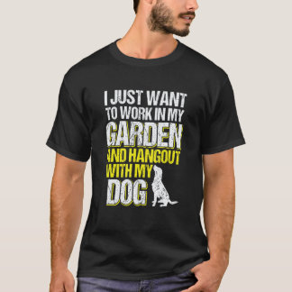 T-shirt Jardinage 4\Jardin Rencontre avec jardinage de chi