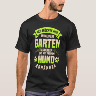 T-shirt Jardinage 4\Jardinage amateur Jardin et Chien
